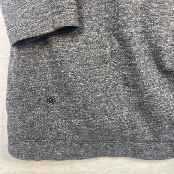 Lululemon Heathered Gray Long Sleeve Thats A Wrap Cardigan Sweater Jacket Size 6 - Picture 8 of 8